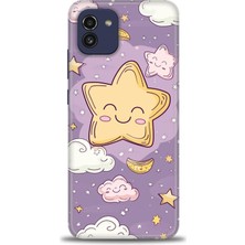 Mod Kılıf Samsung Galaxy A03 Hd Baskılı Kılıf + 9h Nano Tam Kaplayan Ekran Koruyucu 309