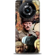 Mod Kılıf Realme 11 Pro Plus Kılıf Hd Baskılı Kılıf + 9h Nano Tam Kaplayan Ekran Koruyucu 466