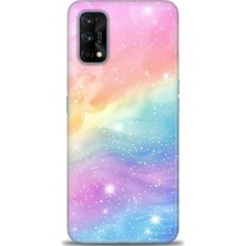 Mod Kılıf Realme 7 Pro Kılıf Hd Baskılı Kılıf + 9h Nano Tam Kaplayan Ekran Koruyucu 422