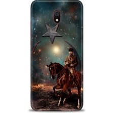 Mod Kılıf Xiaomi Redmi 8A Hd Baskılı Kılıf + 9h Nano Tam Kaplayan Ekran Koruyucu 25