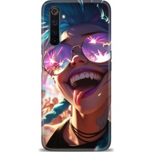 Mod Kılıf Realme 6 Pro Kılıf Hd Baskılı Kılıf + 9h Nano Tam Kaplayan Ekran Koruyucu 273