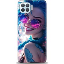 Mod Kılıf Oppo Reno 4 Lite Kılıf Hd Baskılı Kılıf + 9h Nano Tam Kaplayan Ekran Koruyucu 274