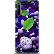 Mod Kılıf Realme C3 Kılıf Hd Baskılı Kılıf + 9h Nano Tam Kaplayan Ekran Koruyucu 341