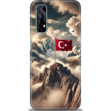 Mod Kılıf Realme 7 Kılıf Hd Baskılı Kılıf + 9h Nano Tam Kaplayan Ekran Koruyucu 34