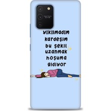 Mod Kılıf Samsung Galaxy A91 Hd Baskılı Kılıf + 9h Nano Tam Kaplayan Ekran Koruyucu 169