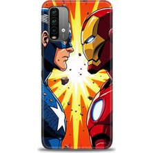 Mod Kılıf Xiaomi Redmi Note 9 4g Hd Baskılı Kılıf + 9h Nano Tam Kaplayan Ekran Koruyucu 93