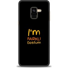 Mod Kılıf Samsung Galaxy A8 2018 Hd Baskılı Kılıf + 9h Nano Tam Kaplayan Ekran Koruyucu 399