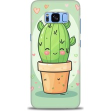 Mod Kılıf Samsung Galaxy S8 Hd Baskılı Kılıf + 9h Nano Tam Kaplayan Ekran Koruyucu 308