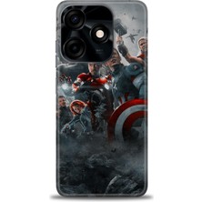 Mod Kılıf Tecno Spark 10 Pro 4g Kılıf Hd Baskılı Kılıf + 9h Nano Tam Kaplayan Ekran Koruyucu 98