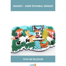 Letsii Istanbul Temalı Şık Magnet 7X10 cm Dekoratif Aksesuar