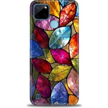 Mod Kılıf Realme C21Y Kılıf Hd Baskılı Kılıf + 9h Nano Tam Kaplayan Ekran Koruyucu 339