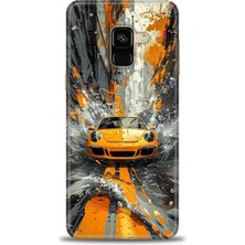 Mod Kılıf Samsung Galaxy A8 2018 Hd Baskılı Kılıf + 9h Nano Tam Kaplayan Ekran Koruyucu 101