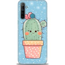 Mod Kılıf Realme 6i Kılıf Hd Baskılı Kılıf + 9h Nano Tam Kaplayan Ekran Koruyucu 306