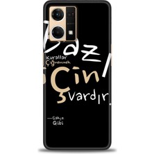 Mod Kılıf Oppo Reno 7 Kılıf Hd Baskılı Kılıf + 9h Nano Tam Kaplayan Ekran Koruyucu 394