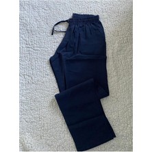 Düven Modal Hafif , Yumuşak , Ipeksi Dokulu Lacivert Rengi Erkek Pantolon Pijama Altı