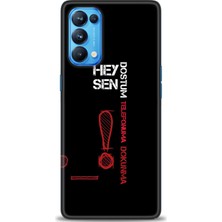 Mod Kılıf Oppo Reno 5 Pro Kılıf Hd Baskılı Kılıf + 9h Nano Tam Kaplayan Ekran Koruyucu 392