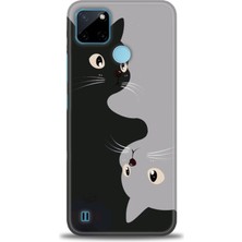 Mod Kılıf Realme C25Y Kılıf Hd Baskılı Kılıf + 9h Nano Tam Kaplayan Ekran Koruyucu 67