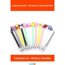 Letsii Renkli Karışık Kahraman Figürlü Kurşun Kalem