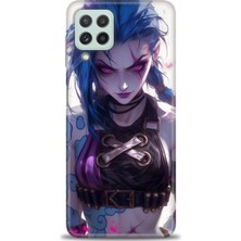 Mod Kılıf Samsung Galaxy M22 Hd Baskılı Kılıf + 9h Nano Tam Kaplayan Ekran Koruyucu 276