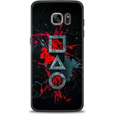 Mod Kılıf Samsung Galaxy S7 Edge Hd Baskılı Kılıf + 9h Nano Tam Kaplayan Ekran Koruyucu 281