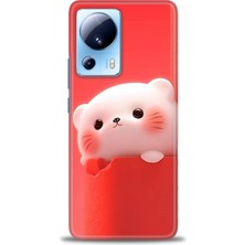 Mod Kılıf Xiaomi Mi 13 Lite Kılıf Hd Baskılı Kılıf + 9h Nano Tam Kaplayan Ekran Koruyucu 75