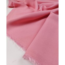 Kumaş Parça Pembe Renkte Pamuk Viskon (En 145 cm x Boy 250 Cm)