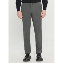 Altınyıldız Classics Bağlamalı Bel Dar Paça Jogger Gri Melanj Erkek Pantolon ACE001261527_GMJ
