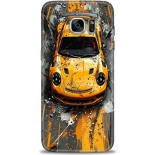 Mod Kılıf Samsung Galaxy S7 Edge Hd Baskılı Kılıf + 9h Nano Tam Kaplayan Ekran Koruyucu 104