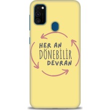 Mod Kılıf Samsung Galaxy M30S Hd Baskılı Kılıf + 9h Nano Tam Kaplayan Ekran Koruyucu 167