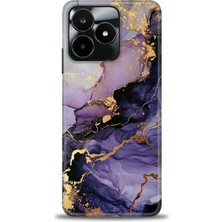 Mod Kılıf Realme C53 Kılıf Hd Baskılı Kılıf + 9h Nano Tam Kaplayan Ekran Koruyucu 315