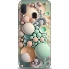 Mod Kılıf Samsung Galaxy A20E Hd Baskılı Kılıf + 9h Nano Tam Kaplayan Ekran Koruyucu 347