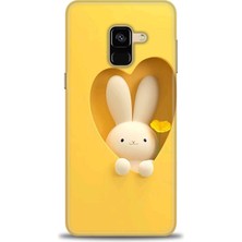 Mod Kılıf Samsung Galaxy A8 2018 Hd Baskılı Kılıf + 9h Nano Tam Kaplayan Ekran Koruyucu 71