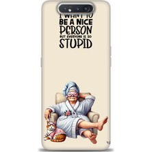 Mod Kılıf Samsung Galaxy A80 Hd Baskılı Kılıf + 9h Nano Tam Kaplayan Ekran Koruyucu 45