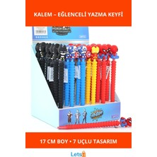 Letsii 07 Uçlu Kahraman Figürlü Kalem 17 cm