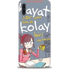 Mod Kılıf Samsung Galaxy A30S Hd Baskılı Kılıf + 9h Nano Tam Kaplayan Ekran Koruyucu 163
