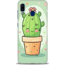 Mod Kılıf Samsung Galaxy A20 Hd Baskılı Kılıf + 9h Nano Tam Kaplayan Ekran Koruyucu 308