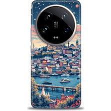 Mod Kılıf Xiaomi Mi 14 Ultra Kılıf Hd Baskılı Kılıf + 9h Nano Tam Kaplayan Ekran Koruyucu 223