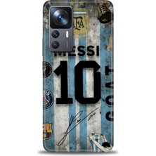 Mod Kılıf Xiaomi Mi 12T Pro Kılıf Hd Baskılı Kılıf + 9h Nano Tam Kaplayan Ekran Koruyucu 15