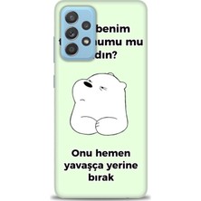 Mod Kılıf Samsung Galaxy A52S 5g Hd Baskılı Kılıf + 9h Nano Tam Kaplayan Ekran Koruyucu 155