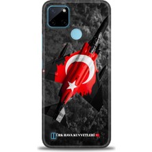 Mod Kılıf Realme C25Y Kılıf Hd Baskılı Kılıf + 9h Nano Tam Kaplayan Ekran Koruyucu 37