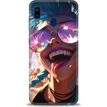 Mod Kılıf Samsung Galaxy A20 Hd Baskılı Kılıf + 9h Nano Tam Kaplayan Ekran Koruyucu 273