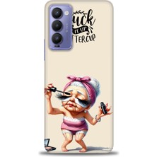 Mod Kılıf Tecno Camon 18 Kılıf Hd Baskılı Kılıf + 9h Nano Tam Kaplayan Ekran Koruyucu 50