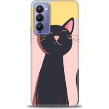 Mod Kılıf Tecno Camon 18 Kılıf Hd Baskılı Kılıf + 9h Nano Tam Kaplayan Ekran Koruyucu 66