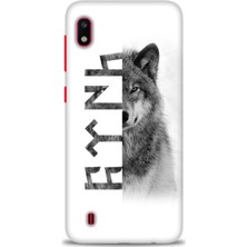 Mod Kılıf Samsung Galaxy A10 Hd Baskılı Kılıf + 9h Nano Tam Kaplayan Ekran Koruyucu 469