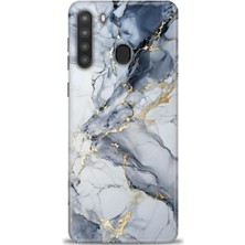 Mod Kılıf Samsung Galaxy A21 Hd Baskılı Kılıf + 9h Nano Tam Kaplayan Ekran Koruyucu 319