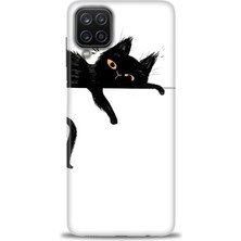 Mod Kılıf Samsung Galaxy A12 Hd Baskılı Kılıf + 9h Nano Tam Kaplayan Ekran Koruyucu 63