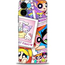 Mod Kılıf Tecno Camon 19 Neo Kılıf Hd Baskılı Kılıf + 9h Nano Tam Kaplayan Ekran Koruyucu 122