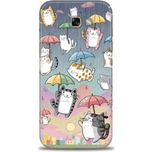 Mod Kılıf Samsung Galaxy A7 2017 Hd Baskılı Kılıf + 9h Nano Tam Kaplayan Ekran Koruyucu 412