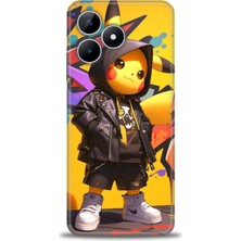 Mod Kılıf Realme Note 50 Kılıf Hd Baskılı Kılıf + 9h Nano Tam Kaplayan Ekran Koruyucu 251