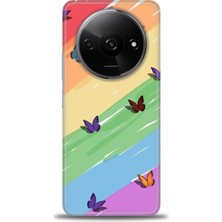 Mod Kılıf Xiaomi Redmi A3 4g 2024 Hd Baskılı Kılıf + 9h Nano Tam Kaplayan Ekran Koruyucu 420